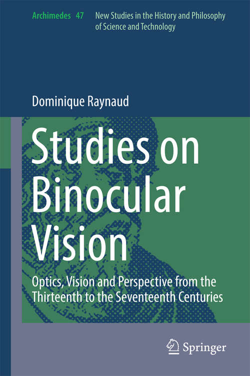 Book cover of Studies on Binocular Vision