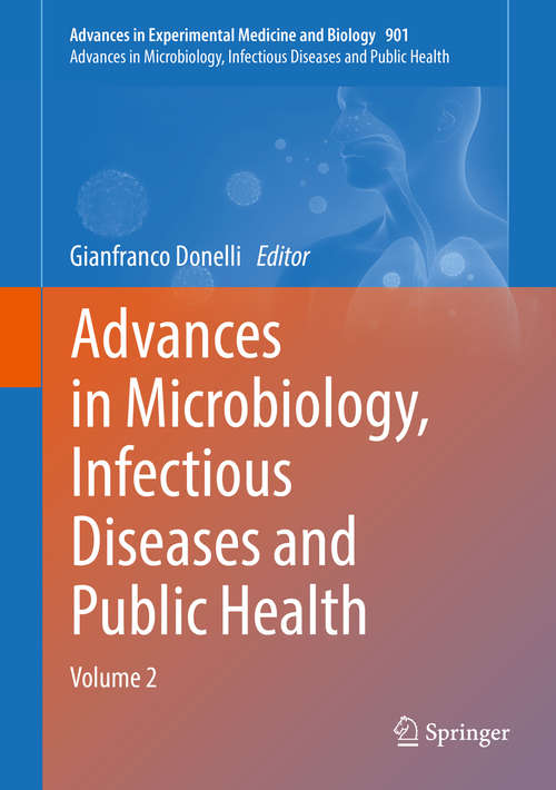 Book cover of Advances in Microbiology, Infectious Diseases and Public Health