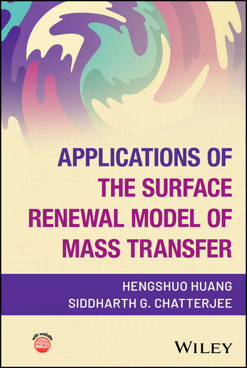 Book cover of Applications of the Surface Renewal Model of Mass Transfer
