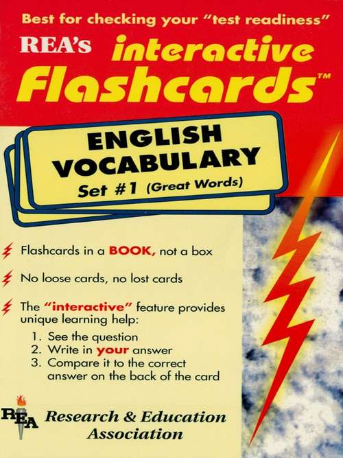 Book cover of English Vocabulary - Set #2 Interactive Flashcards Book