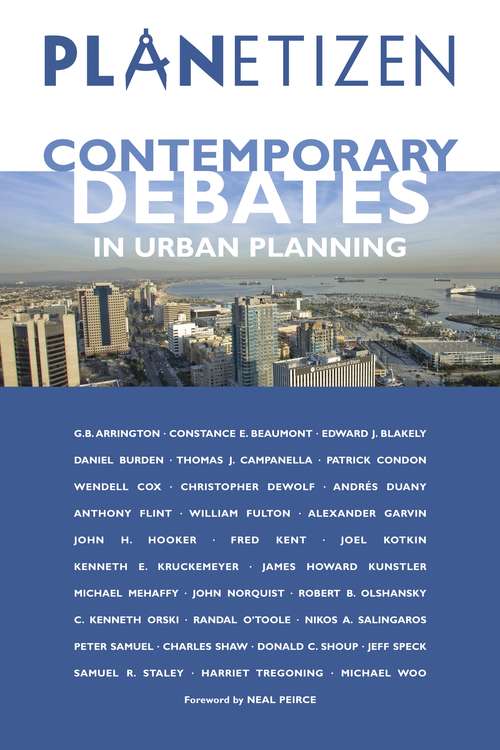 Book cover of Planetizen's Contemporary Debates in Urban Planning (2)