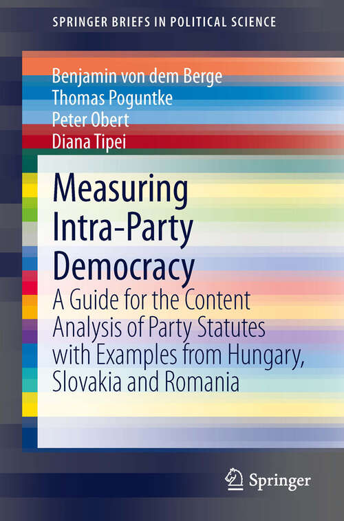 Measuring Intra-Party Democracy