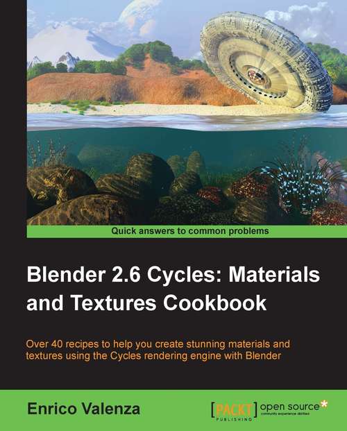 Book cover of Blender 2.6 Cycles:Materials and Textures Cookbook