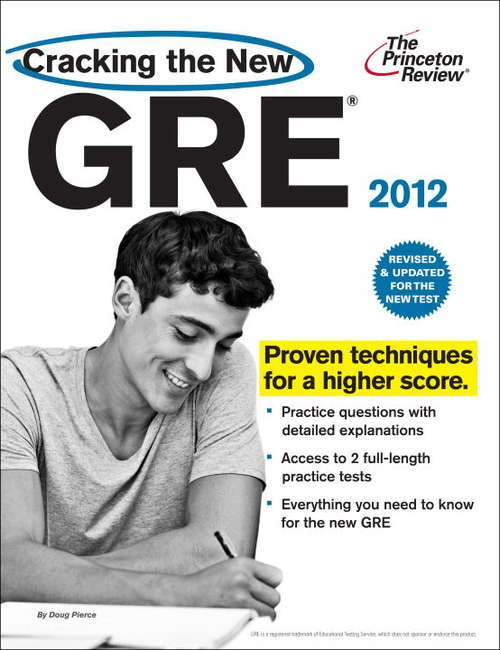 Book cover of Cracking the New GRE (2012 Edition)