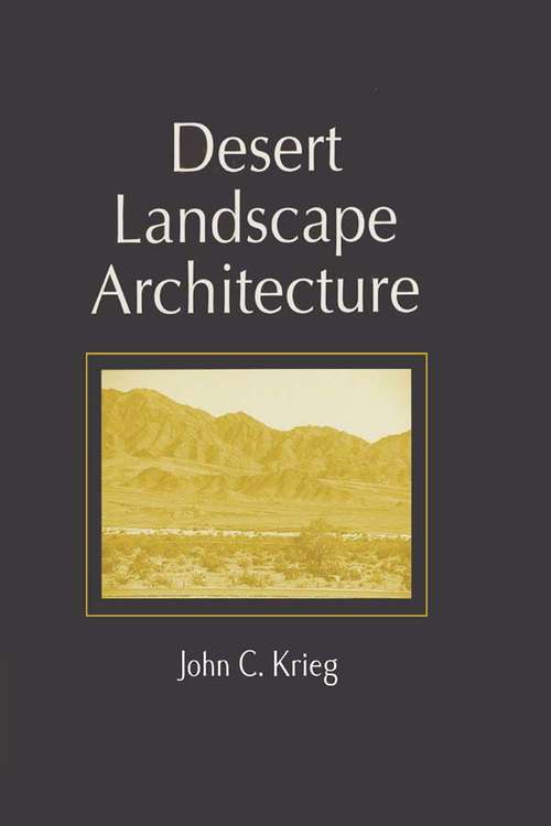 Desert Landscape Architecture