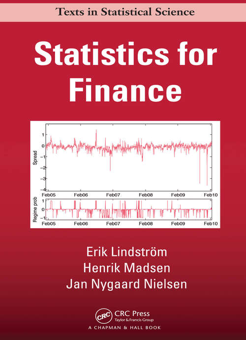 Statistics for Finance (Chapman & Hall/CRC Texts in Statistical Science)