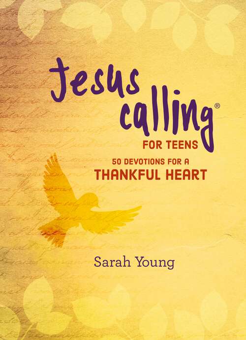 Book cover of Jesus Calling: 50 Devotions for a Thankful Heart (Jesus Calling®)