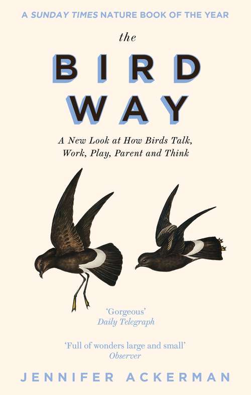 Book cover of The Bird Way: A New Look at How Birds Talk, Work, Play, Parent, and Think
