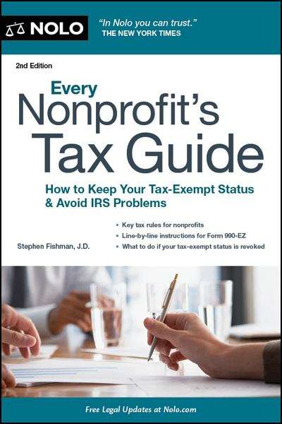 Book cover of Every Nonprofit's Tax Guide