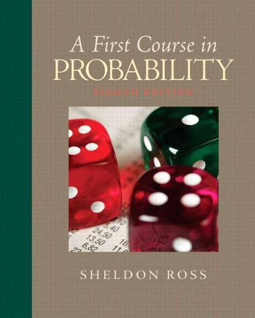 Book cover of A First Course In Probability (Eighth Edition)