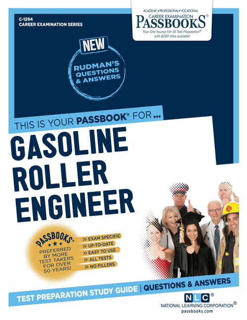 Book cover of Gasoline Roller Engineer: Passbooks Study Guide (Career Examination Series)