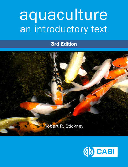 Book cover of Aquaculture: An Introductory Text