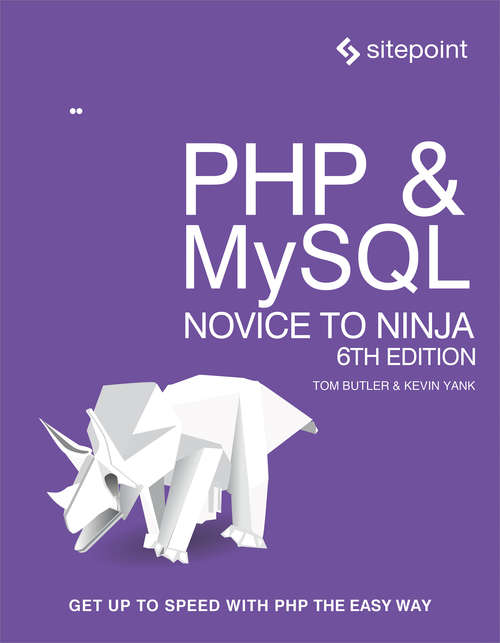 Book cover of PHP & MySQL: Get Up to Speed With PHP the Easy Way