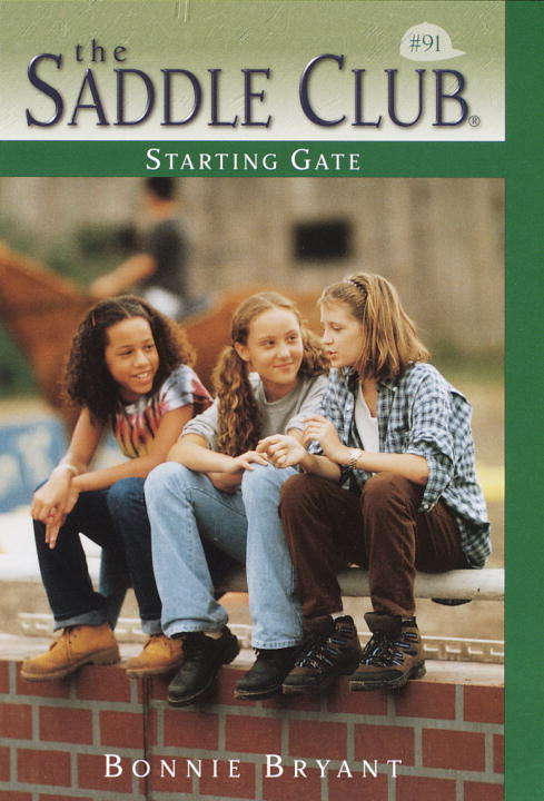 Book cover of Starting Gate (Saddle Club #91)