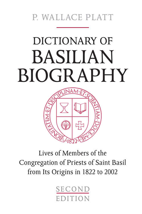Book cover of Dictionary of Basilian Biography