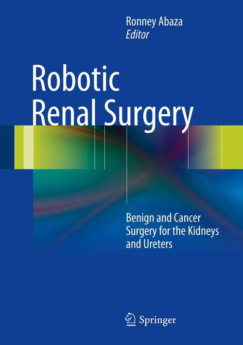 Book cover of Robotic Renal Surgery