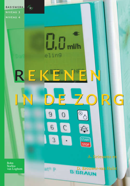 Book cover of Rekenen in de zorg