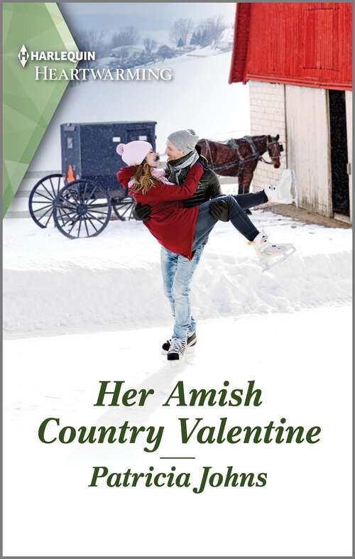 Book cover of Her Amish Country Valentine: A Clean and Uplifting Romance (The Butternut Amish B&B #1)