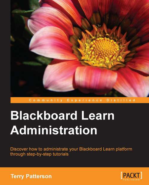 Book cover of Blackboard Learn Administration