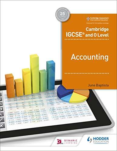 Book cover of Cambridge IGCSE and O Level Accounting