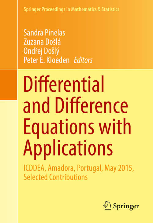 Differential and Difference Equations with Applications