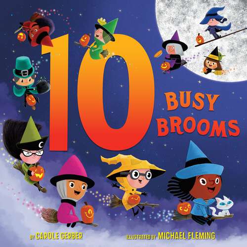 Book cover of 10 Busy Brooms