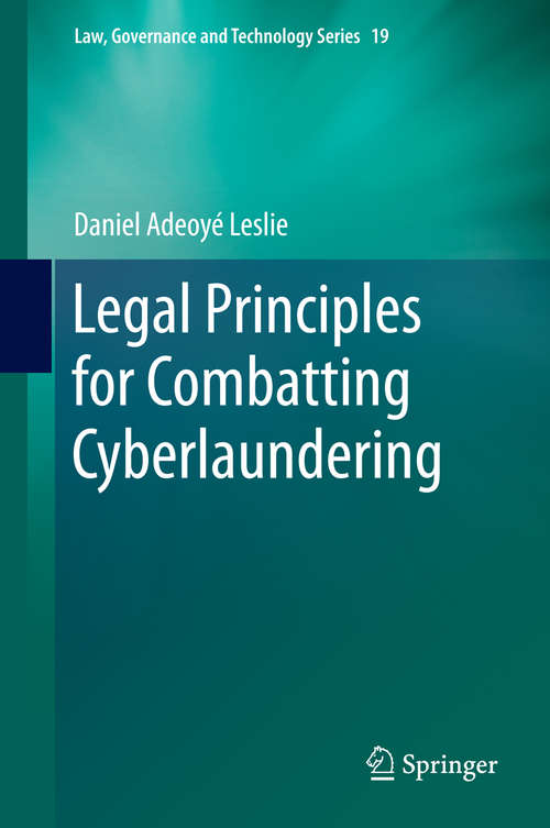 Book cover of Legal Principles for Combatting Cyberlaundering