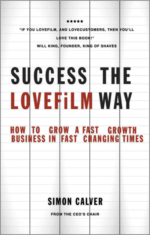 Book cover of Success the LOVEFiLM Way