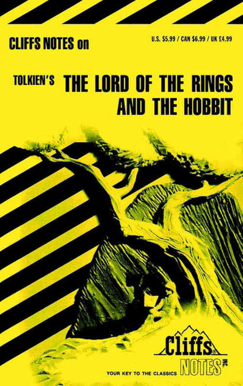 Book cover of CliffsNotes on Tolkien's The Lord of the Rings & The Hobbit