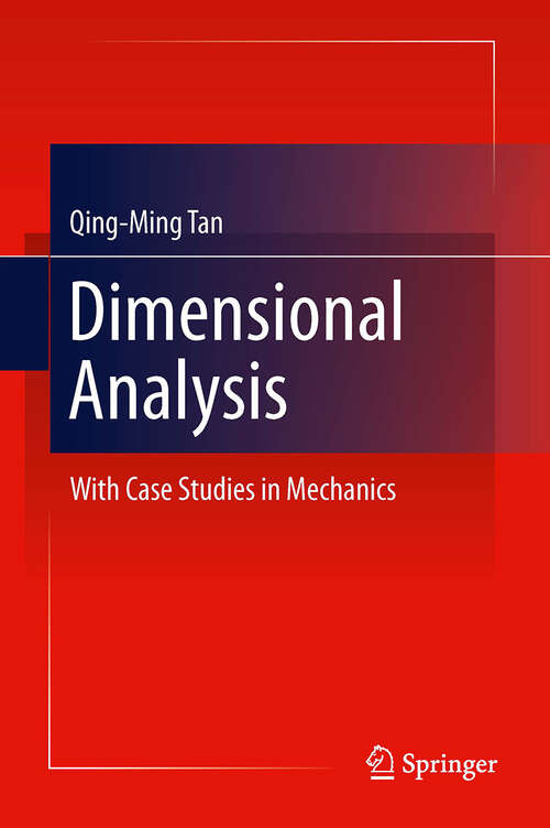 Book cover of Dimensional Analysis