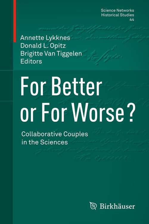 Book cover of For Better or For Worse? Collaborative Couples in the Sciences