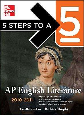 Book cover of 5 Steps to a 5 AP English Literature, 2010-2011 Edition