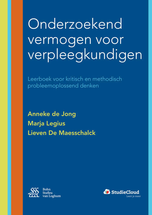 Book cover of Onderzoekend vermogen voor verpleegkundigen: Leerboek voor kritisch en methodisch probleemoplossend denken (1st ed. 2016)