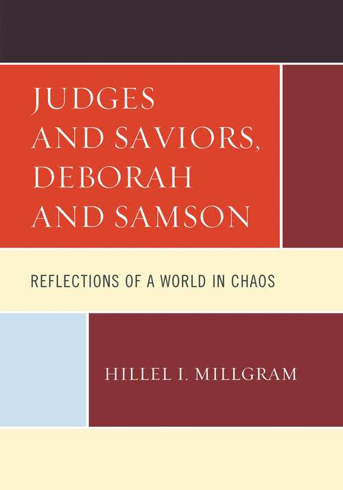 Book cover of Judges and Saviors, Deborah and Samson