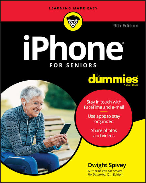 Book cover of iPhone For Seniors For Dummies (9)