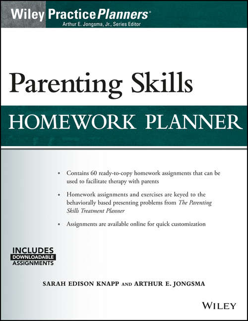 Book cover of Parenting Skills Homework Planner (PracticePlanners)