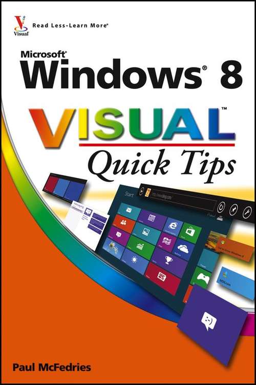 Book cover of Windows 8 Visual Quick Tips