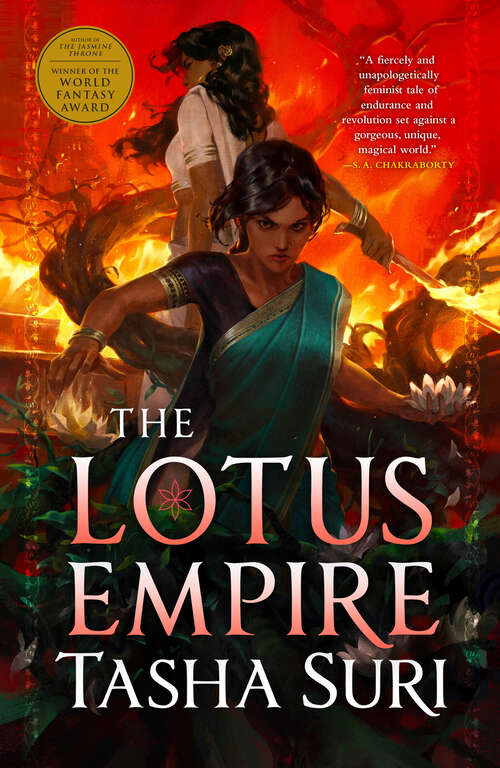 Book cover of The Lotus Empire (The Burning Kingdoms #3)