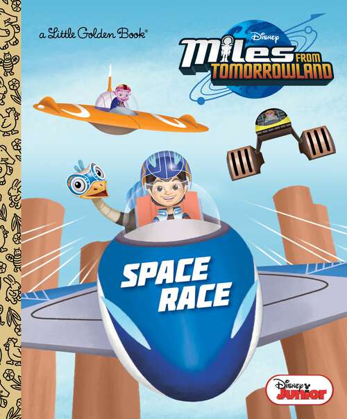 Book cover of Space Race (Little Golden Book)