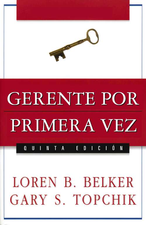 Book cover of Gerente por primera vez