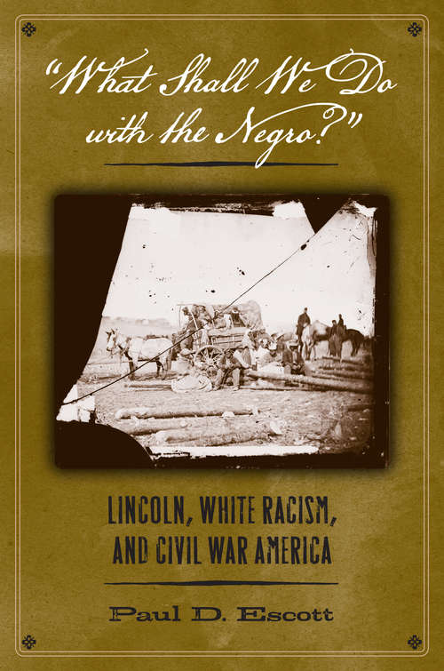 "What Shall We Do with the Negro?": Lincoln, White Racism, and Civil War America