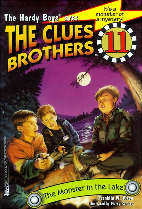 Book cover of The Monster in the Lake (Frank and Joe Hardy: The Clues Brothers #11)