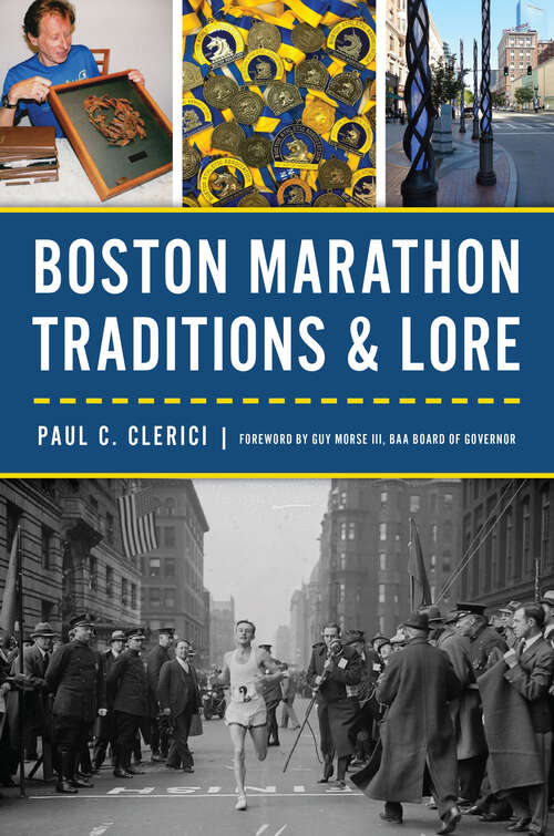 Book cover of Boston Marathon Traditions & Lore (Sports)