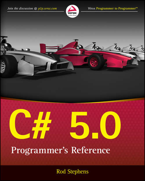 Book cover of C# 5.0 Programmer's Reference