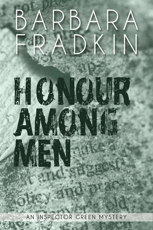 Book cover of Honour Among Men: An Inspector Green Mystery