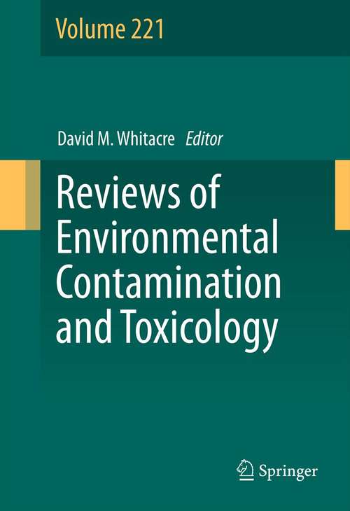 Book cover of Reviews of Environmental Contamination and Toxicology Volume 221