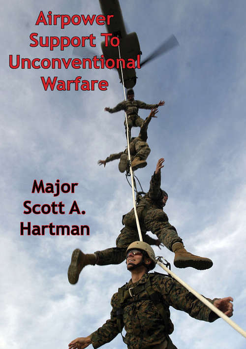 Book cover of Airpower Support To Unconventional Warfare