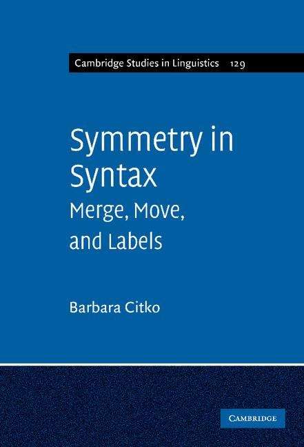 Book cover of Symmetry in Syntax