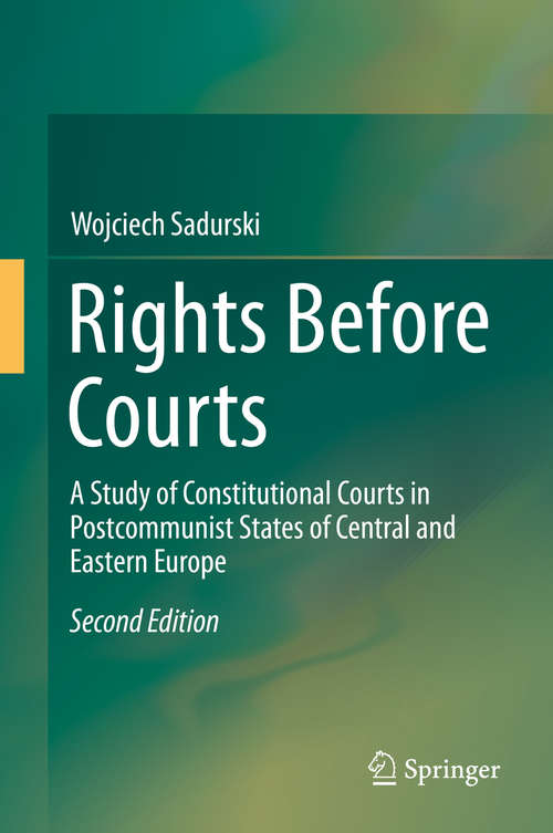 Book cover of Rights Before Courts