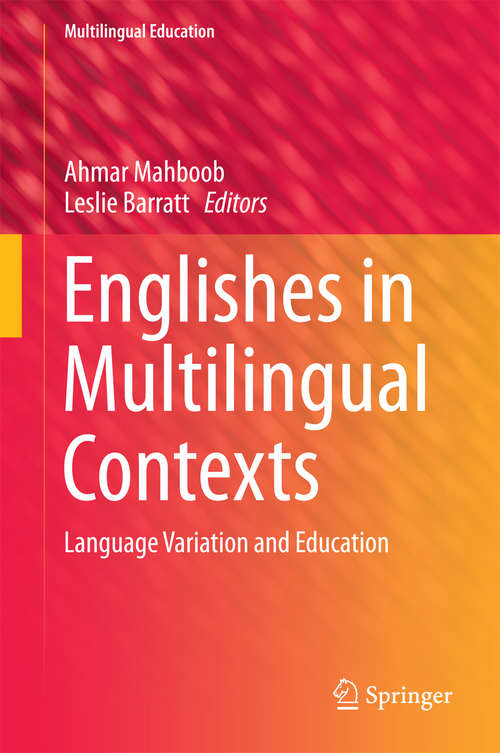 Book cover of Englishes in Multilingual Contexts